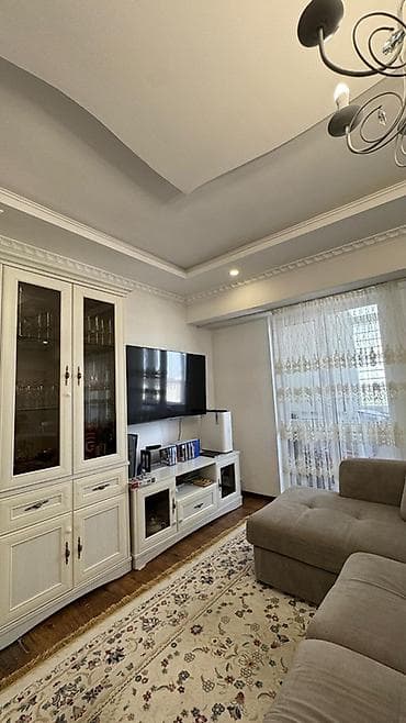 ипотека ош квартира: 3 комнаты, 73 м², Индивидуалка, 9 этаж, Евроремонт — 9