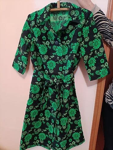 Женская одежда: Новые женские халаты-хлопушки с цветочным принтом производство — 9