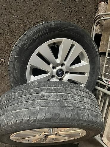 Комплект колес Subaru на оригинальных литых дисках 17" - ОЕМ — 1