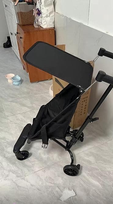 коляска на двоих: Новая Детская прогулочная коляска-трость (толкаемая родителем) — 4