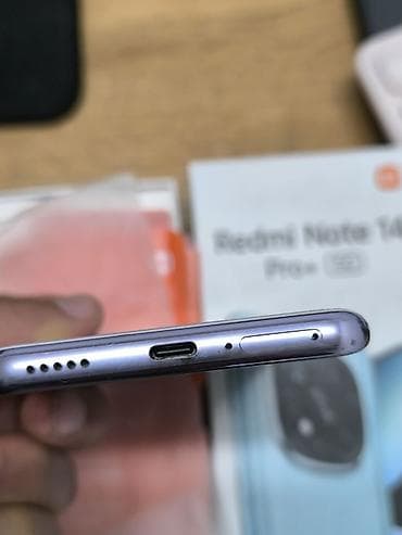 планшет лингбо: Redmi, Redmi Note 14 Pro Plus, Б/у, 512 ГБ, цвет - Фиолетовый, 2 SIM — 5