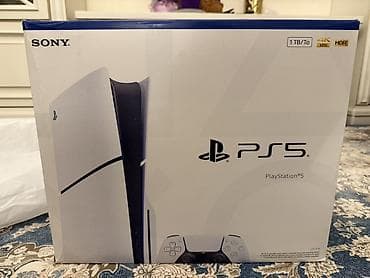 контралер: PlayStation slim 5 (модель CFI-2115) с дисководом, SSD 1 ТБ. В — 3