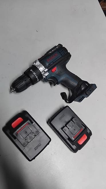 Аккумуляторная дрель‑шуруповёрт Bosch (комплект) Новая Полный at lalafo.kg Аккумуляторная дрель‑шуруповёрт Bosch (комплект) Новая Полный