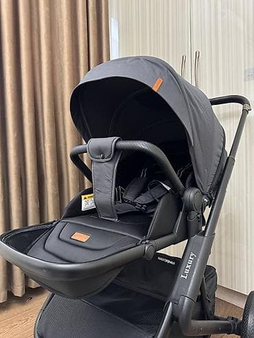 элитные детские коляски: Коляска, цвет - Черный, Новый — 6