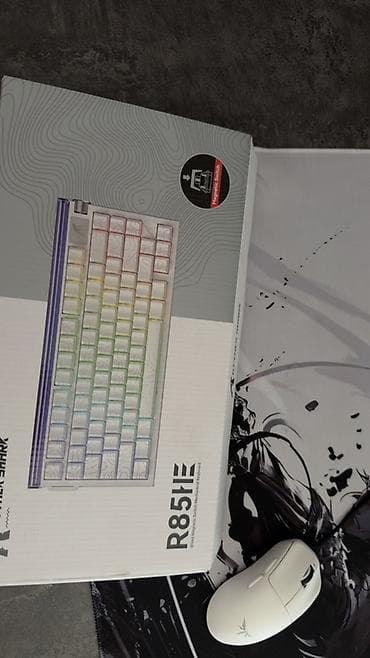 attack shark x11: Клавиатура, Ajazz, Механическая, Проводное подключение, Размер: 75% — 4