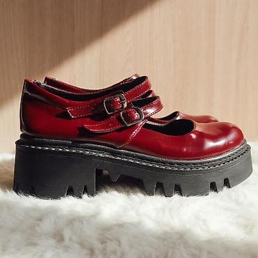 Лаковые туфли Mary Jane на массивной платформе. Турция, в хорошем — 2