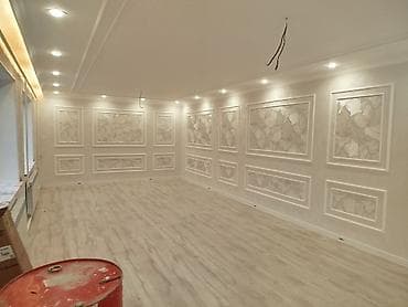 ремонт квартир и домов: Декоративные стены с молдингами и фотообоями под ключ - — 5