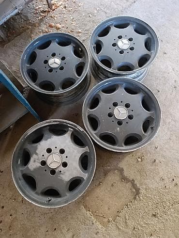 Литые Диски R 15 Mercedes-Benz, Комплект, отверстий - 5, Б/у