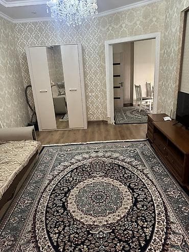 osh flats: 2 комнаты, С мебелью полностью — 1