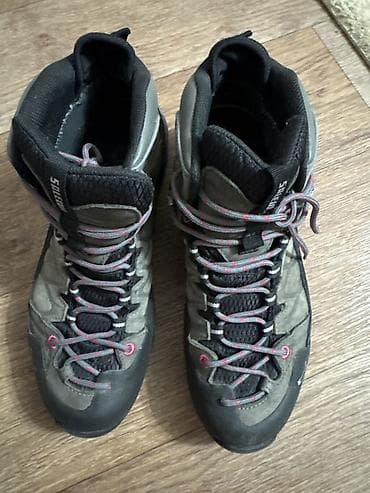 Ботинки: Мужские ботинки, 40, Salewa, Б/у, цвет - Серый, Самовывоз — 7