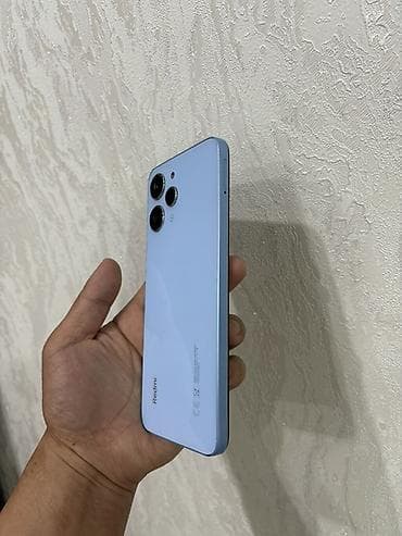 Apple iPhone: Redmi, Redmi 12, Б/у, 128 ГБ, цвет - Голубой, 2 SIM — 5