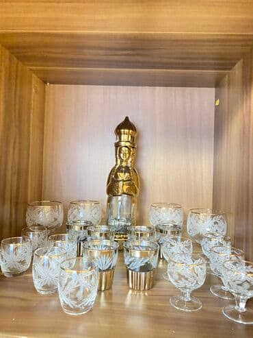 хрусталь ваза: За весь комплект, как на главном фото. Состоянии отличное, оригинал — 2