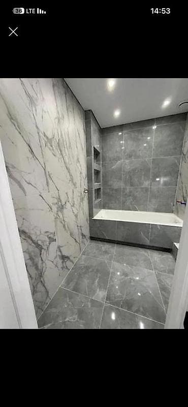 плитка рез: Плиточные работы под ключ: ванные комнаты и санузлы - Облицовка стен — 4