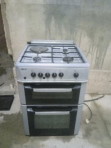 Комбинированная плита, Beko, Напольная, Механическая