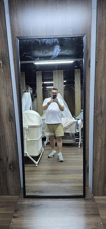 wall mirror: Настенное зеркало в полный рост в ПВХ раме. Подходит для прихожей — 2