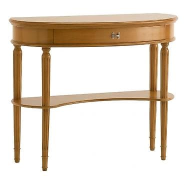 придиванный столик: Консоль Италия, с закругленным фасадом. Под топом имеется выдвижной — 1