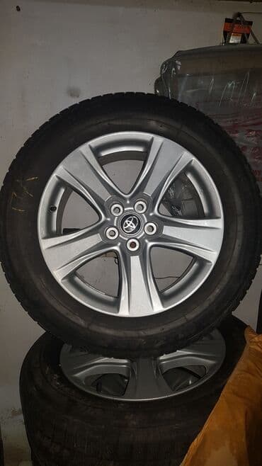 шины для внедорожников бу: Колеса в сборе 235 / 65 / R 18, Б/у, Комплект, Внедорожные (АТ/МТ), Литые, отверстий - 5 — 1