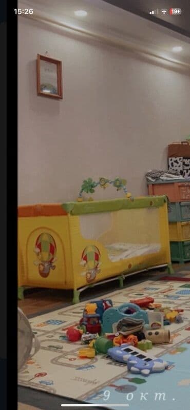 манеж детский фото цена: Манеж-кровать, Складной, Другой материал — 1