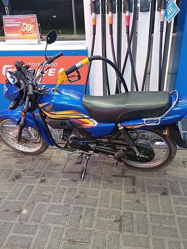 Мотоциклы: Классический мотоцикл Honda, 100 куб. см, Бензин, Взрослый, Б/у — 1