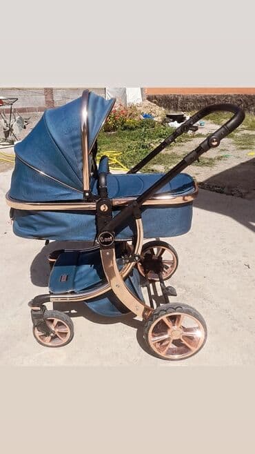 cybex бу: Балдар арабасы, түсү - Көгүлтүр, Колдонулган — 1