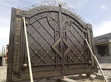 Двери на заказ: Ворота жазайбыз баардык фасондо материал калын Российский гарантиясы — 10