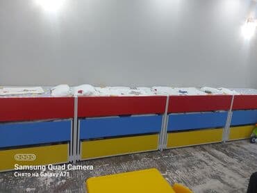 детская мебель для детского сада: Мебель для садика детский кровать шкаф для садика детский парты стол — 13