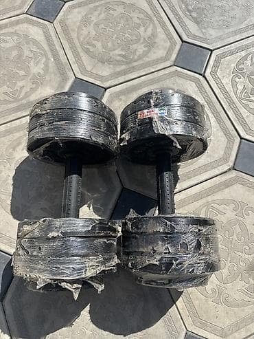 гантеля: Со скидкой ! Пара гантелей для силовых тренировок - Тип: разборные — 1