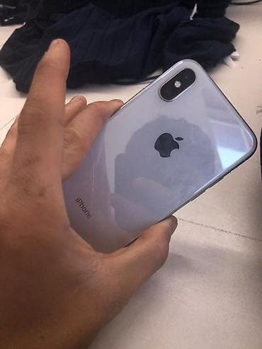 iphone r: IPhone X, Б/у, 64 ГБ, Серебристый, Чехол, 100 % — 4