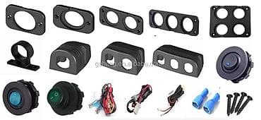 Аксессуары для салона: USB-зарядка, кнопок, панель переключателя, 12 В, 24 В — 3