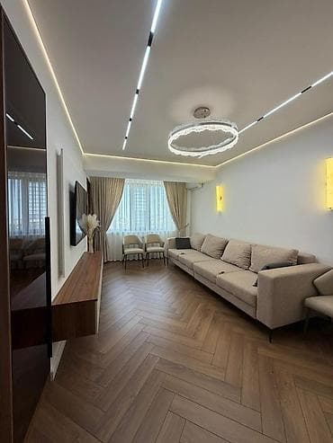 бишкек масковиский район: 3 комнаты, 90 м², Элитка, 9 этаж, Дизайнерский ремонт — 2