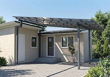 продаю еврокуб: Навес, Арочный, Металл, Поликарбонат, Установка — 5