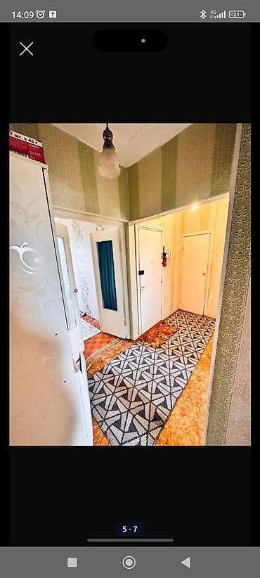 rayan building: 2 комнаты, 49 м², 105 серия, 4 этаж, Косметический ремонт — 6