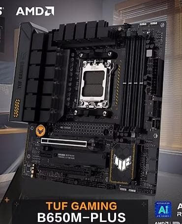 Материнская плата для ПК, Новый, Asus, AM5, Micro-ATX