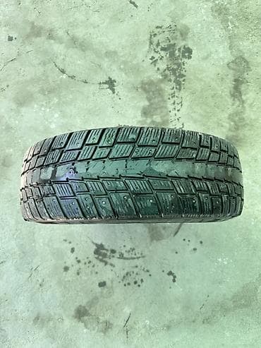 Транспорт: Дөңгөлөктөр монтажда 195 / 70 / R 14, Winter stud, Колдонулган, Камдык, Жеңил унаалар, Темир, тешиктери - 5 — 3