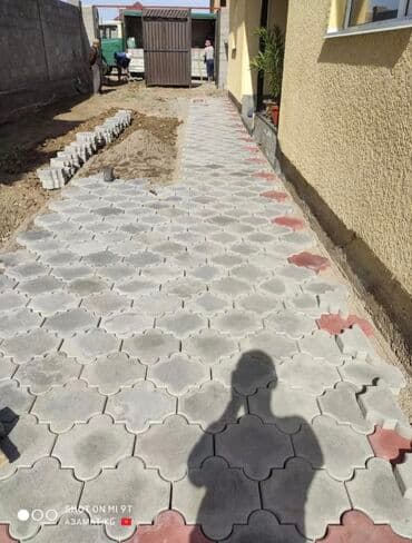 брусчатка бишкек цена: Брусчатка ромашка, цвет - Серый, Бетонная, Для двора, Литая, Новый — 8
