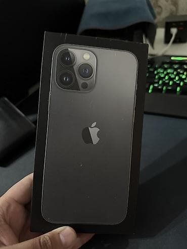 xr 13pro: IPhone 13 Pro Max, Б/у, 256 ГБ, Графит, Коробка, 84 % — 2