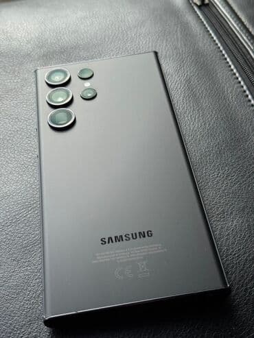 Samsung Galaxy S23 Ultra, Б/у, 256 ГБ, цвет - Черный, eSIM, 2 SIM