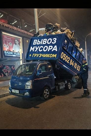 Терезелер жана комплектөөчүлөр: Буйрутма берүү Хендай портер, Тиричилик таштандыларын чыгаруу, Жүк ташуучу жумушчусу менен — 1