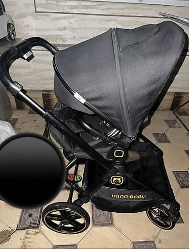 Коляскалар: Балдар арабасы, Башка бренд, түсү - Кара, Колдонулган, Өзү алып кетүү — 3
