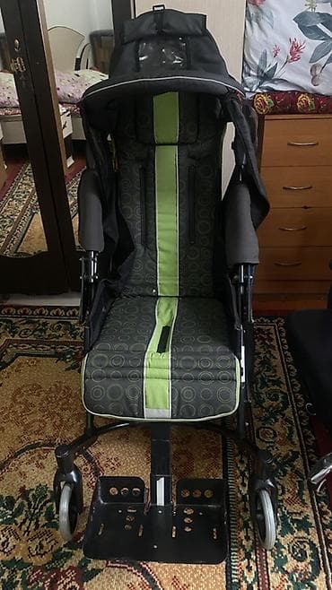 массажные кушетка: Прогулочная инвалидная коляска Patron (детская) - Шасси с поворотными — 3