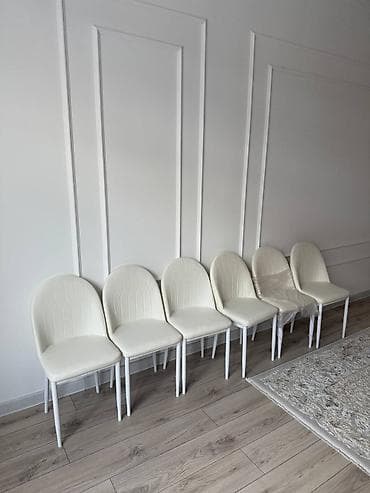 Стул для кухни, Другой материал, цвет - Белый
