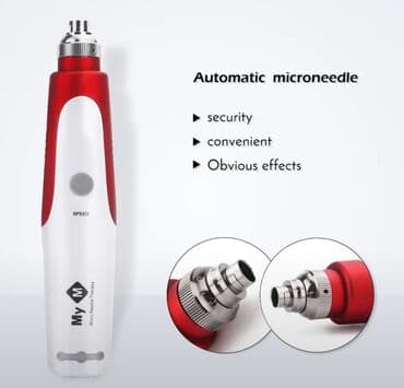 аппарат для прокол ушей: MYM Bayonet Derma pen, игольчатый картридж, устройство для — 3