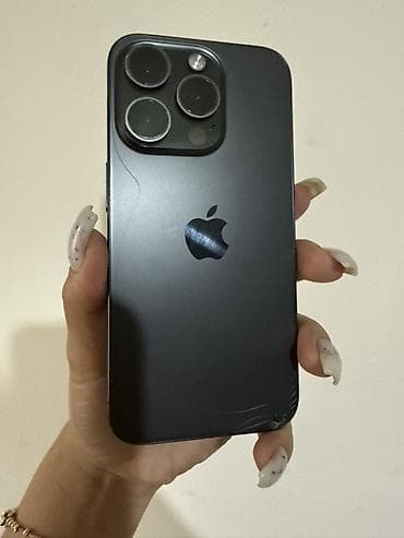 16 pro: IPhone 15 Pro, Б/у, 128 ГБ, Black Titanium, 84 % — 1