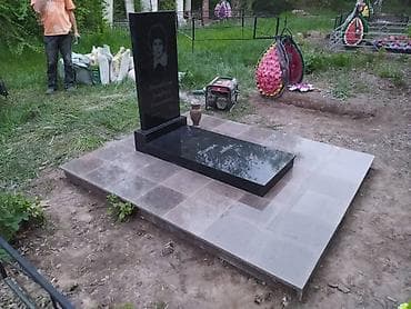 кызыл таш: Сүрөтү бар овалдарды жасоо, Тосмолорду жасоо, Эстеликтерди жасоо | Гранит, Жыгач, Металл | Жасалгалоо, Орнотуу — 6