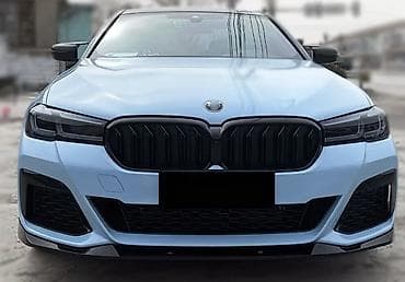 bmw g30 крыло: Юбка переднего бампера BMW, цвет - Черный — 8