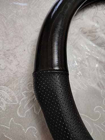 бмв рул: Экокожа Чехол на руль, цвет - Черный — 1