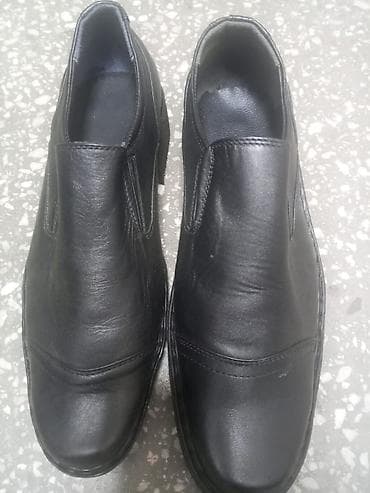 foot patch: Классические мужские туфли-лоферы (слипоны) черного цвета. Основные — 1