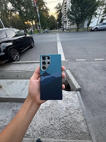 Samsung Galaxy S23 Ultra, Б/у, 256 ГБ, цвет - Серый, 1 SIM, eSIM — 1