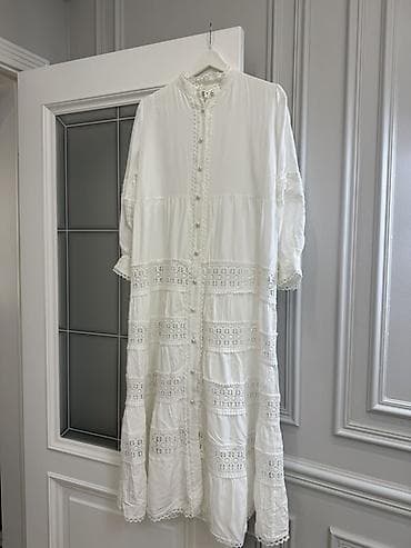 Белое платье в стиле boho 🤍 Состояние отличное, надевала всего один
