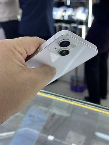 IPhone 14, Б/у, 128 ГБ, Белый, Зарядное устройство, Защитное стекло, Чехол, 89 % — 5